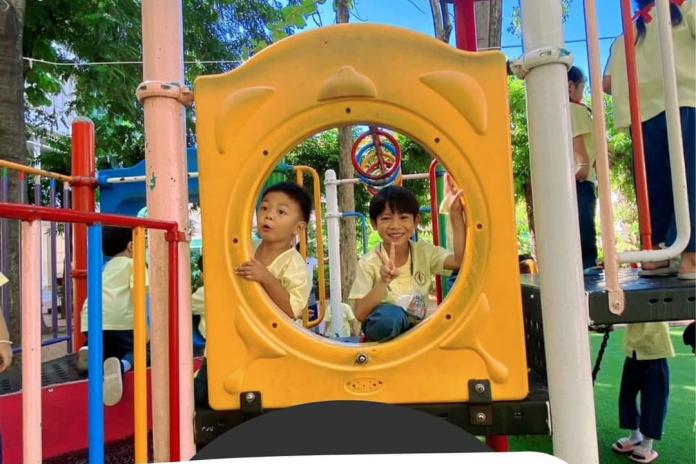 กิจกรรมของพี่ อนุบาล3/1 ทิชเชอร์โจ พาเด็กๆสำรวจโรงเรียนของเราไปดูสถานที่ต่างๆในโรงเรียนว่ามีอะไรบ้าง เราไปดูกันเลย