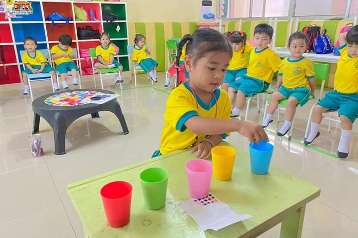 สัปดาห์เด็กๆชั้นเตรียมอนุบาล เรียนรู้ภาษาอังกฤษกับ teacher joe ในเรื่อง color (สี) เด็กๆ เรียนรู้ในเรื่องสี คำศัพท์สีภาษาอังกฤษ และเด็กๆ สามารถจับคู่สีต่างๆได้อย่างถูกต้องค่ะ ​​​​​​​
