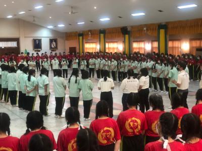 ภาพกิจกรรมค่ายภาษาจีนของน้องๆ ม.3 และพี่ๆศิลป์จีน 2022