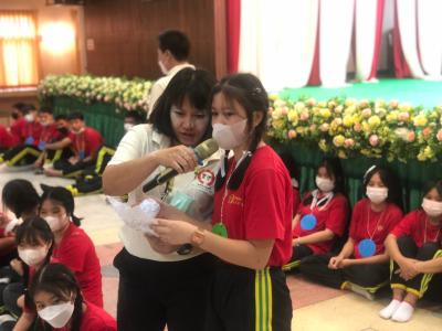 ภาพกิจกรรมค่ายภาษาจีนของน้องๆ ม.3 และพี่ๆศิลป์จีน 2022