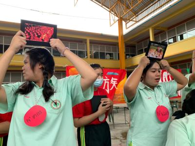 ภาพกิจกรรมค่ายภาษาจีนของน้องๆ ม.3 และพี่ๆศิลป์จีน 2022