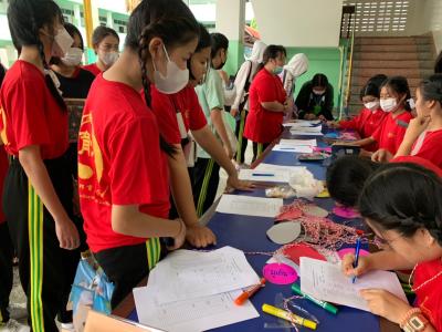 ภาพกิจกรรมค่ายภาษาจีนของน้องๆ ม.3 และพี่ๆศิลป์จีน 2022