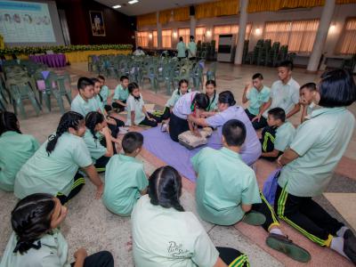 โครงการอบรมเชิงปฏิบัติการ การปฐมพยาบาลเบื้องต้นในโรงเรียน