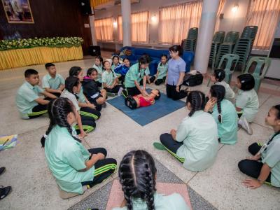 โครงการอบรมเชิงปฏิบัติการ การปฐมพยาบาลเบื้องต้นในโรงเรียน