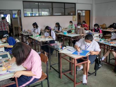 งานศิลปหัตถกรรมนักเรียน ครั้งที่ 70 ปีการศึกษา 2565 ระดับเขตพื้นที่การศึกษา สพม.ลำปาง ลำพูน