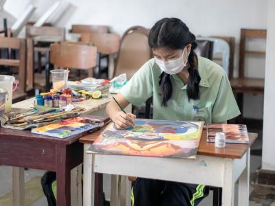 งานศิลปหัตถกรรมนักเรียน ครั้งที่ 70 ปีการศึกษา 2565 ระดับเขตพื้นที่การศึกษา สพม.ลำปาง ลำพูน