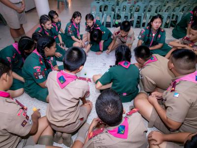 โรงเรียนสีขาวสร้างภูมิคุ้มกันปัญหาและพิษภัยยาเสพติดโรงเรียนมัธยมวิทยา