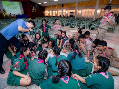 โรงเรียนสีขาวสร้างภูมิคุ้มกันปัญหาและพิษภัยยาเสพติดโรงเรียนมัธยมวิทยา
