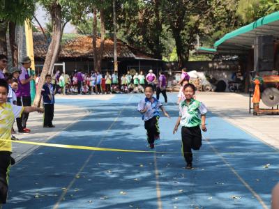 กีฬาสีระดับอนุบาล-ประถมศึกษา ประจำปีการศึกษา 2565