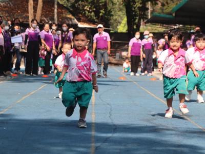 กีฬาสีระดับอนุบาล-ประถมศึกษา ประจำปีการศึกษา 2565