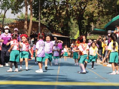 กีฬาสีระดับอนุบาล-ประถมศึกษา ประจำปีการศึกษา 2565