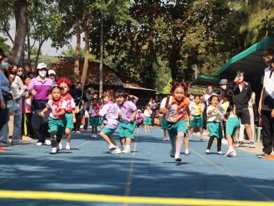 กีฬาสีระดับอนุบาล-ประถมศึกษา ประจำปีการศึกษา 2565