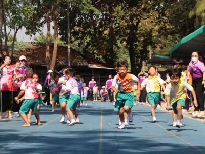 กีฬาสีระดับอนุบาล-ประถมศึกษา ประจำปีการศึกษา 2565