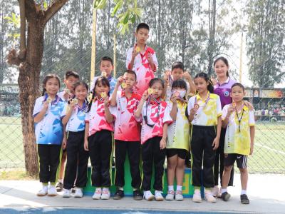 กีฬาสีระดับอนุบาล-ประถมศึกษา ประจำปีการศึกษา 2565