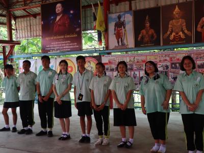 นักเรียนชั้นมัธยมศึกษาปีที่ 4 เข้ารวมฝึกซ้อมแม่ไม้มวยไทย ที่ค่ายมวยเบิกฤกษ์ยิม อำเภอเกาะคา จังหวัดลำปาง
