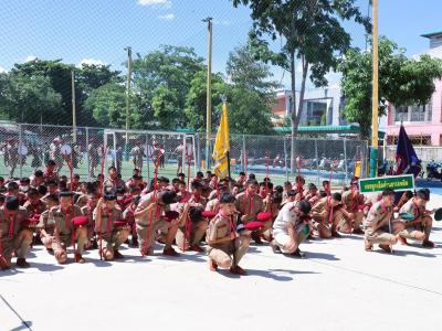 พิธีเปิดสวนสนามของลูกเสือ