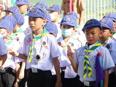 พิธีเปิดสวนสนามของลูกเสือ
