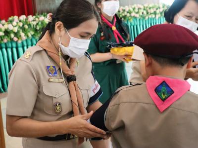 โรงเรียนมัธยมวิทยาได้จัดการฝึกอบรมโครงการสร้างจิตสำนึกพลเมืองดีวิถีประชาธิปไตย ให้กับเหล่าลูกเสือ กกต.