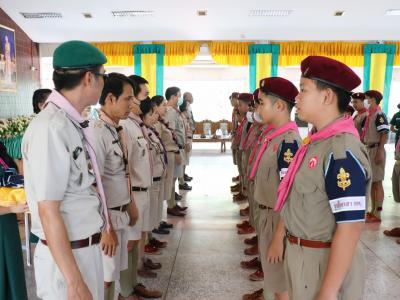 โรงเรียนมัธยมวิทยาได้จัดการฝึกอบรมโครงการสร้างจิตสำนึกพลเมืองดีวิถีประชาธิปไตย ให้กับเหล่าลูกเสือ กกต.