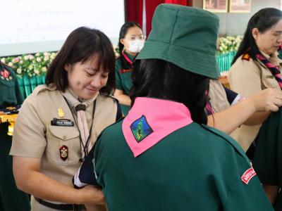 โรงเรียนมัธยมวิทยาได้จัดการฝึกอบรมโครงการสร้างจิตสำนึกพลเมืองดีวิถีประชาธิปไตย ให้กับเหล่าลูกเสือ กกต.