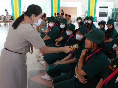 โรงเรียนมัธยมวิทยาได้จัดการฝึกอบรมโครงการสร้างจิตสำนึกพลเมืองดีวิถีประชาธิปไตย ให้กับเหล่าลูกเสือ กกต.