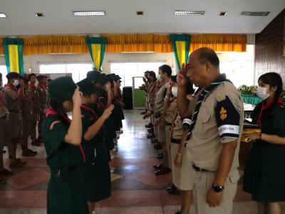 โรงเรียนมัธยมวิทยาได้จัดการฝึกอบรมโครงการสร้างจิตสำนึกพลเมืองดีวิถีประชาธิปไตย ให้กับเหล่าลูกเสือ กกต.