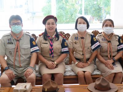 โรงเรียนมัธยมวิทยาได้จัดการฝึกอบรมโครงการสร้างจิตสำนึกพลเมืองดีวิถีประชาธิปไตย ให้กับเหล่าลูกเสือ กกต.