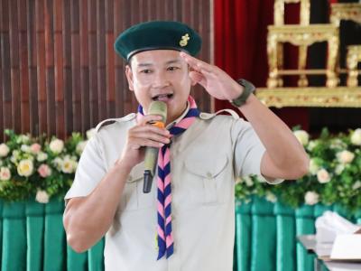 โรงเรียนมัธยมวิทยาได้จัดการฝึกอบรมโครงการสร้างจิตสำนึกพลเมืองดีวิถีประชาธิปไตย ให้กับเหล่าลูกเสือ กกต.