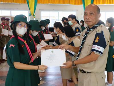 โรงเรียนมัธยมวิทยาได้จัดการฝึกอบรมโครงการสร้างจิตสำนึกพลเมืองดีวิถีประชาธิปไตย ให้กับเหล่าลูกเสือ กกต.