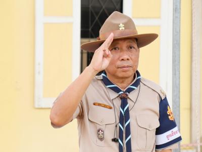 โรงเรียนมัธยมวิทยาได้จัดการฝึกอบรมโครงการสร้างจิตสำนึกพลเมืองดีวิถีประชาธิปไตย ให้กับเหล่าลูกเสือ กกต.