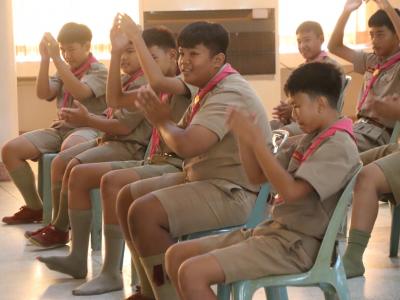 กิจกรรมอบรมตามโครงการเพื่อสร้างภูมิคุ้มกันทางสังคมและการใช้เทคโนโลยีสารสนเทศอย่างสร้างสรรค์ โดยได้รับเกียรติจากท่านวิทยากรทั้ง 3 ท่าน จากสถานีตำรวจภูธ
