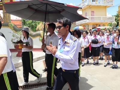 ประเพณีแห่เทียนพรรษา ตัวแทนระดับชั้นประถมศึกษา