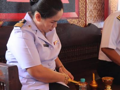 ประเพณีแห่เทียนพรรษา ตัวแทนระดับชั้นประถมศึกษา