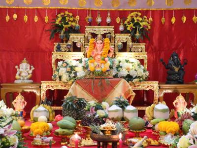 พิธีบวงสรวงและบูชาองค์พระพิฆเนศ เนื่องในวันคเณศจตุรถี