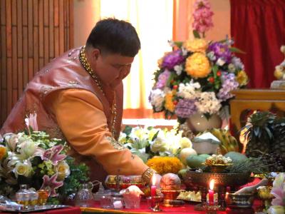 พิธีบวงสรวงและบูชาองค์พระพิฆเนศ เนื่องในวันคเณศจตุรถี