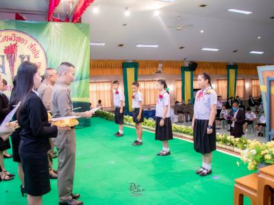 กิจกรรมรับวุฒิบัตร นักเรียนชั้นอนุบาล3 ประถมศึกษาปีที่6 มัธยมศึกษาปีที่3 และมัธยมศึกษาปีที่6