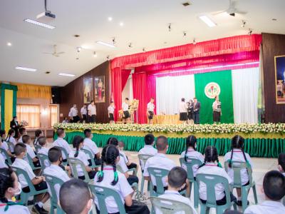 กิจกรรมรับวุฒิบัตร นักเรียนชั้นอนุบาล3 ประถมศึกษาปีที่6 มัธยมศึกษาปีที่3 และมัธยมศึกษาปีที่6
