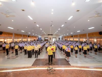 พิธีถวายพระพรชัยมงคลและลงนามถวายพระพรสมเด็จพระเจ้าอยู่หัวมหาวชิราลงกรณ บดินทรเทพยวรางกูร