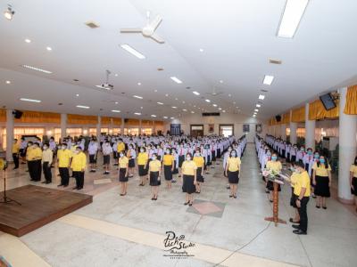 พิธีถวายพระพรชัยมงคลและลงนามถวายพระพรสมเด็จพระเจ้าอยู่หัวมหาวชิราลงกรณ บดินทรเทพยวรางกูร