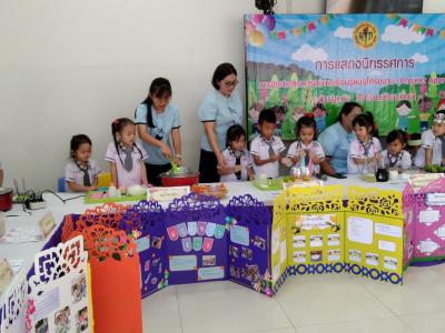 นิทรรศการการจัดประสบการณ์การเรียนรู้แบบโครงงาน (project Approach) ระดับอนุบาล