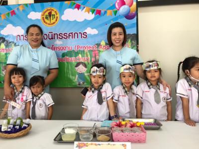 นิทรรศการการจัดประสบการณ์การเรียนรู้แบบโครงงาน (project Approach) ระดับอนุบาล
