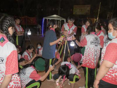 กิจกรรมเข้าค่ายพักแรม ปีการศึกษา 2563