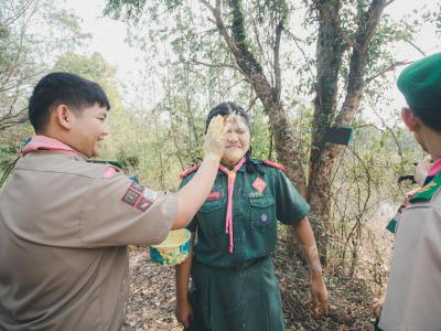 กิจกรรมเข้าค่ายพักแรม ปีการศึกษา 2563