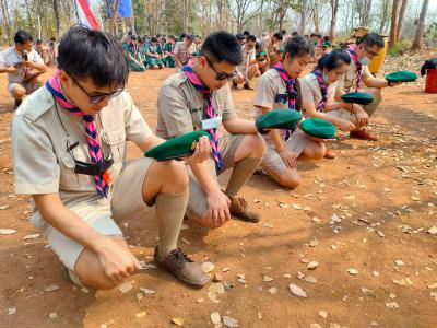 กิจกรรมเข้าค่ายพักแรม ปีการศึกษา 2563