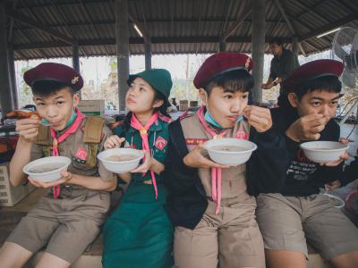 กิจกรรมเข้าค่ายพักแรม ปีการศึกษา 2563