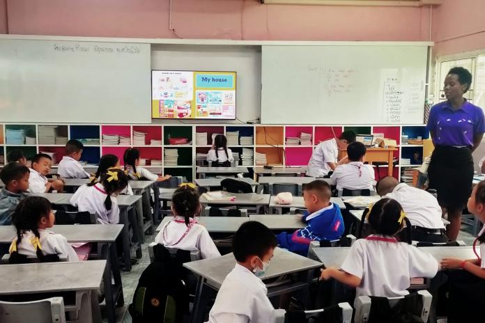 กิจกรรมเสริมภาษาอังกฤษ เด็กๆ ระดับชั้นประถมศึกษาปีที่ 1/2 ได้เรียนรู้เรื่อง My Home กับ ????‍????Teacher joe