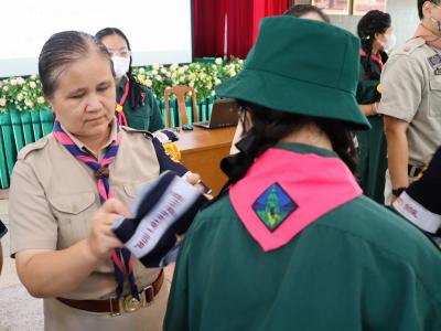 โรงเรียนมัธยมวิทยาได้จัดการฝึกอบรมโครงการสร้างจิตสำนึกพลเมืองดีวิถีประชาธิปไตย ให้กับเหล่าลูกเสือ กกต.